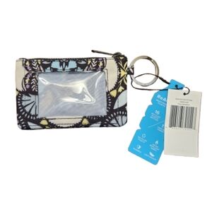 NWT Vera Bradley ReActive Zip ID Case Plaza Medallion
